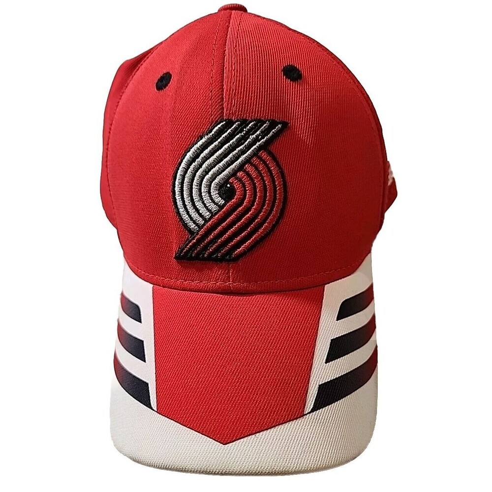 Adidas Portland Trail Blazers NBA Baseball Cap Red Size S M Climalite